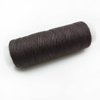 3 Rolls Cotton Sewing Thread Hair Weaving Thread Making Wig Hair Extension Hair Salon Weft Thread Black Brown Beige Thread with 3 Curved Needles (Dark Bown/3Pcs)