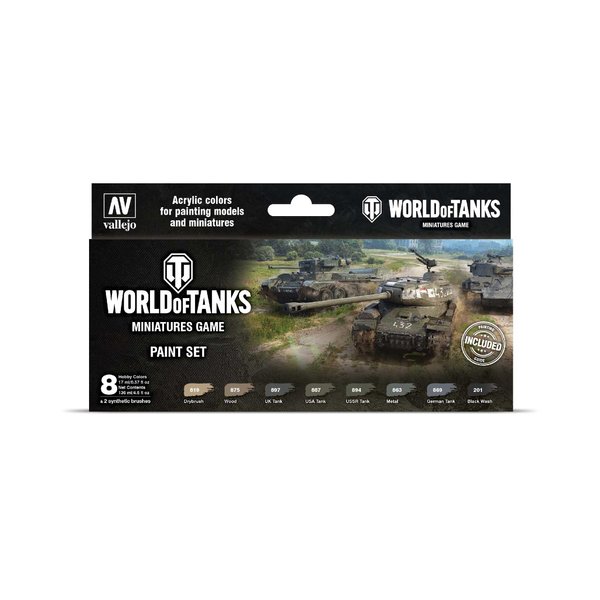 Gale Force 9 World of Tanks Miniatures Game: Paint Set, VAL70245