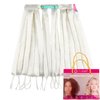 Octocurl Satin Hair Curlers to Sleep In - Heatless Curlers for Overnight Curls, Heatless Hair Curler, Heatless Curls Headband, Hair Curlers No Heat, Hair Rollers, Curlers for Extra Long Hair (Black)