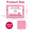 ANYINS Lint Free Nail Wipes, 1200PCS White Lint Free Wipes Non-woven Fabric Gel Polish Remover Super Absorbent Soft Nail Polish Remover for Nail Salon, Home DIY