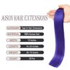 Tape in Hair Extensions Lila 100% Remy Human Hair Extensions Silky Straight for Fashion Women 20 Pcs/Package(18Inch #Lila 40g)