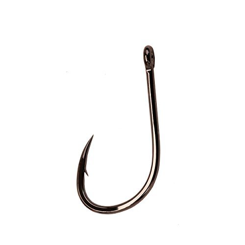 Gamakatsu 98418 4X Octopus Hooks Black 6-Pack 8/0