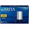 Brita Faucet Mount System Replacement Filter, Reduces Lead, Made Without BPA, Chrome, 3 Count