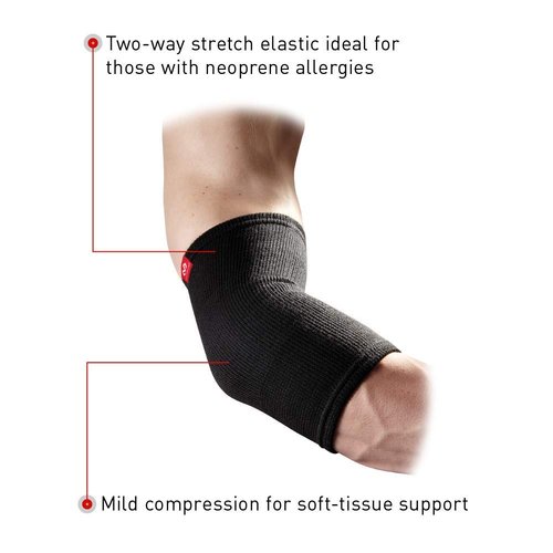 McDavid 512 Elastic Elbow Support, Medium , Black