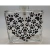 Hand painted Heart Paw Print Soap or Lotion Dispenser