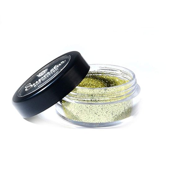 Superstar Biodegradable Loose Fine Glitter - Gold (6 ml), Cosmetic Grade, Ecofriendly Glitter for Face, Body, Hair