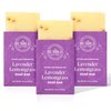 The Bubble Factory Lavender Lemongrass - Handmade in the USA, Palm Oil Free, All Natural Bar Soap, 3 Bars