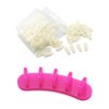 KADS 1set Dismountable Practice Removable Nail Training Holder + 100pcs Practice Nail Tips Salon Manicure Nail Art Beauty Tools