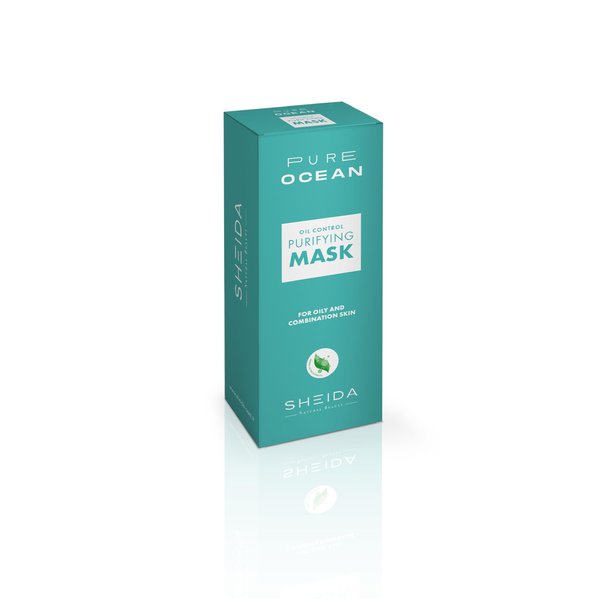 Febora Sheida Pure Ocean Oil Control Purifying Face Mask, For Oily and Combination Skin
