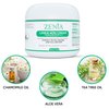 Zenia Urea 40% Foot Cream Healing Formula 4oz - #1 Callus Treatment - Hydrate and Moisturize Dry, Rough, ed & Callused Skin - For Feet, Elbows, Hands, Knees - Free Pumice Stone & Brush
