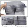 Clipper Blade Holder Plastic Storage Box Hair Clipper Blades Storage Case Clipper Guide Comb Organizer Hair Salon Supplies for Barber Hairdresser Stylist Clipper Guard Organizer