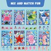 Jovial & Joyful 32 Sheets Sea Animals Make Your Own Stickers, Make a Face Sticker Sheets for Kids, Octonauts Birthday Party Supplies, Under the Sea Party Favors, Return Gifts for Birthday Party