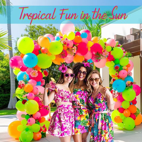 Mexican fiesta balloon Garland Arch Kit 156 Pcs Hot Pink Lime Green Orange Red Blue Yellow Rainbow Balloons For fiesta Day of the Dead Cinco de Mayo theme Birthday Baby Shower Party Decorations