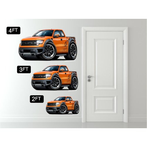 2014-2015 Camaro Z28 Wall Decal 4ft Long (48" Long) Vinyl Reusable Movable Fun Stickers for Boys Classic Cartoon Cars Home Decor
