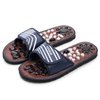 Relaxally Acupressure Mat Pebble Foot Massager Relaxer Pain Relief Health Sandals Slippers Relaxation Gifts for Men Women(Blue25)
