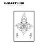 INKARTLINK Temporary Tattoos, Semi Permanent Tattoo Adult Art Design Waterproof Temp Tattoo Party Favors Tattoo Stickers Realistic Look, No Adhesive, Lasts 1-2 Weeks Black (Lotus 3)