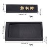 PH PandaHall Chinese Calligraphy Inkstone with Ink Stick Traditional Chinese Ink Stones Sumi Drawing Ink Dish Ink Well Ink Tray for Chinese New Year Couplets Traditional Calligraphy Practice Painting