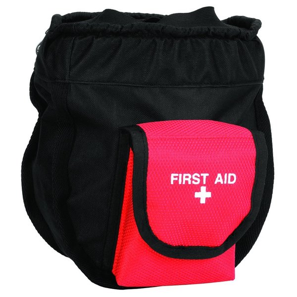 Weaver Leather Arborist Ditty/First Aid Bag , Black/Red