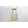 Generic Art deco gold metal round crystal hair claw clip