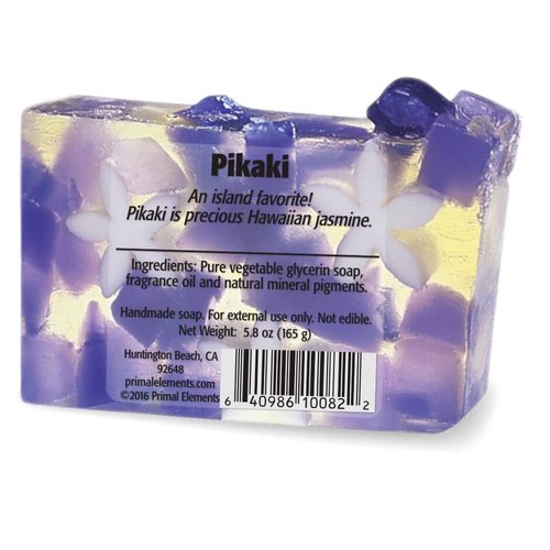 Primal Elements Bar Soap in Shrinkwrap, Pikaki, 6 Ounce