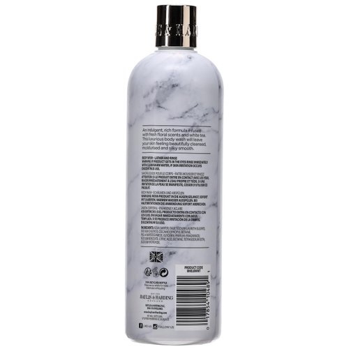 Baylis & Harding Liquid Body Wash Soap, Elements, White Tea & Neroli, 16.9oz/500ml