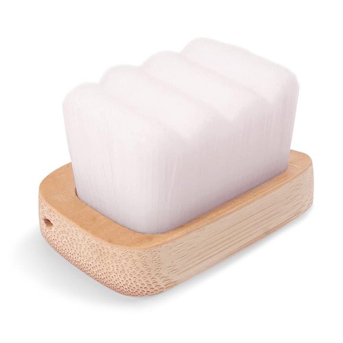 Bamboo Nail Brush, Gentle Fingernail Brush, Comfort Nail Cleaning Brush for Daily Use, Soft Bristles, Non-abrasive Nail Cleaner Brush for Dust-Free Hands and Feet, HJ-NB127 …