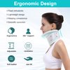 TANDCF Cervical Neck Brace Collar with Chin Support for Stiff Relief Cervical Collar Correct Neck Support Pain Bone Care Health(Size S)