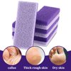 6Pcs Pumice Stone for Feet Callus Remover Gentle and Effective Foot Scrubber Heel Scraper Removes Dead Skin Exfoliating Pedicure Tool for Silky Feet
