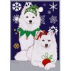 Pipsqueak American Eskimo Dog Christmas Cards : 10 Holiday Cards with Red Envelopes - ADORABLE!