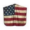 Mount Hour Vintage American Flag Home Hair Cutting Barber Cape Hair Salon and Dyeing Styling Cloth for Women/Men