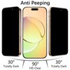 MAYtobe [2-Pack Privacy Screen Protector Designed for iPhone 16 Pro Tempered Glass, Anti Spy, No Bubbles, Anti Scratch, Easy to Install