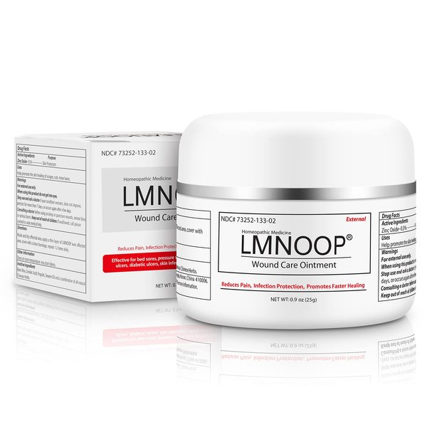 Bed Sore Cream, Organic Bedsore Ointment, Bed Sores Treatment, Fast Wound Healing & 24 hr Infection Protection Wound Care Ointment for BedSores, Pressure Sores, Diabetic & Venous Ulcers by LMNOOP