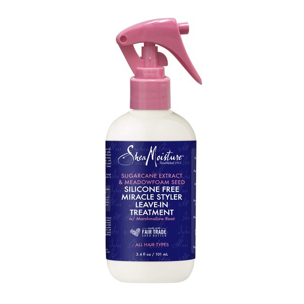 SheaMoisture Silicone Free Miracle Styler Leave-In Hair Treatment Trvl, 3.4 Fl Oz