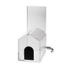 Small House shelter shaped charity Donation coin collection money piggy bank ballot box 7 x 5 x 3 inch animal house suggestion and fundraising box with Cam-lock and 2 Keys