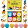 Organic Bath Bombs For Kids with Surprise Inside LITTLE PUPPIES TOYS – Natural and Safe Bubble Bombs with Essential Oils - Bath Bombs Toys Inside – Great Gift Set for Boys and Girls Handmade in USA
