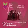 Beet Root Gummies with Magnesium & Vitamin C- Energy & Nitric Oxide Booster, Dietary Supplement & Immune Health - Berry Beet Flavor [60 Count 2 Pack]