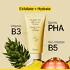 Farm Rx Pineapple Plus PHA Scrub Cleanser (6.7fl oz) - Gently Exfoliating Face Wash for Smooth Skin. Korean Skin Care. PHA, Niacinamide, Panthenol.