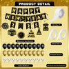 2025 Happy New Year Decorations Kit, New Years Eve Party Supplies, New Years Decorations 2025, New Year Banner, Foil Balloons, Gold Foil Curtain Backdrop for New Year Eve Party