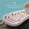F3 Systems, Tension Massage & Detangling Brush - Soft Flexible Bristles, Scalp Massager, Knot & Tangle Remover for Wet & Dry Hair, Adults & Kids