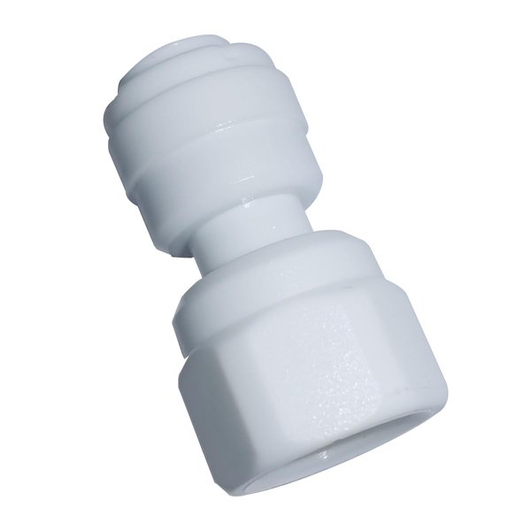 MALIDA 1/4" OD Tube x 7/16"-24 UNS Tube Push to Connect Fittings for Reverse Osmosis RO water filter System Faucet Adapter (pack of 10)