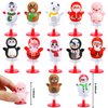 MGparty 24 Pack Christmas Jumping Popper Spring Toys Christmas Party Favors Toys for Kids Birthday Party Carnival Prizes Pinata Filler Classroom Rewards Treat Bags Gifts Poppers Toys Pop Up Critters