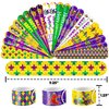 48 Mardi Gras 24PCS Mardi Gras Temporary Tattoos Sticker 24PCS Slap Bracelets Perfect for Themed Birthday Party Favors Baby Showers or Classroom Rewards Ideal Decor and Gifts for Girls and Boys