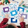 kapitomanio 30 Packs Winter Craft Kits for Kids, Holiday DIY Picture Frame Crafts for Kids Winter Party Favors Home School Classroom Game Activities