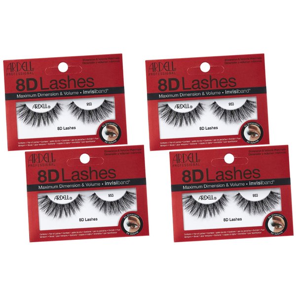 Ardell Strip Lashes 8D Lashes 953, 4-Pack