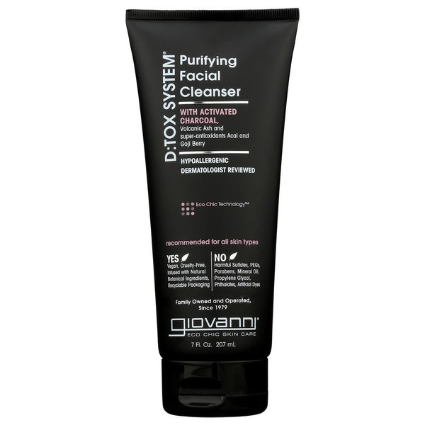 Giovanni Face Cleanser Detox System, 7 Ounce,(Pack of 2)
