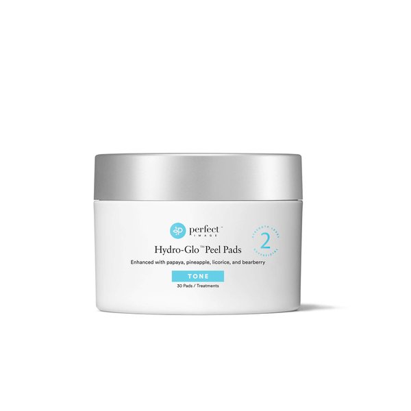 Hydro-Glo Peel Pads - Enhanced with Kojic, Mandelic, Glutathione, Licorice, Papaya, Pineapple, Bearberry Extracts (40% Strength)