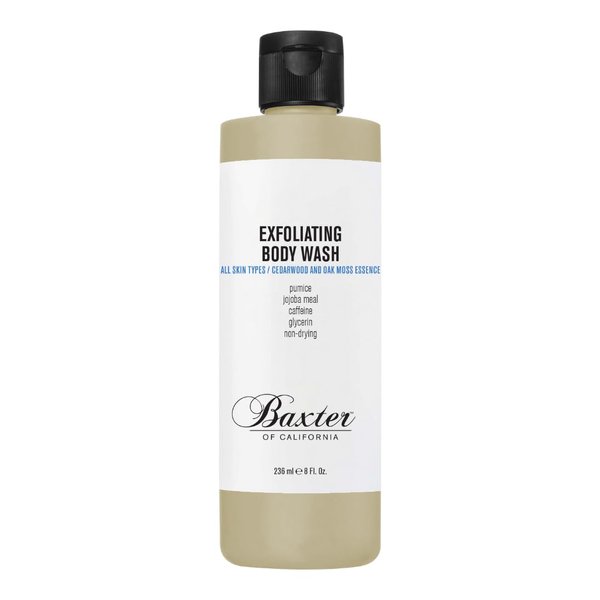 Baxter of California Exfoliating Body Wash with Pumice and Jojoba Meal, 8 Ounce
