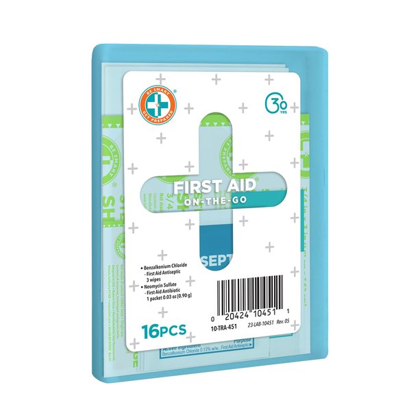 Be Smart Get Prepared Compact First Aid Kit, FSA/ HSA eligible (Packaging may vary)