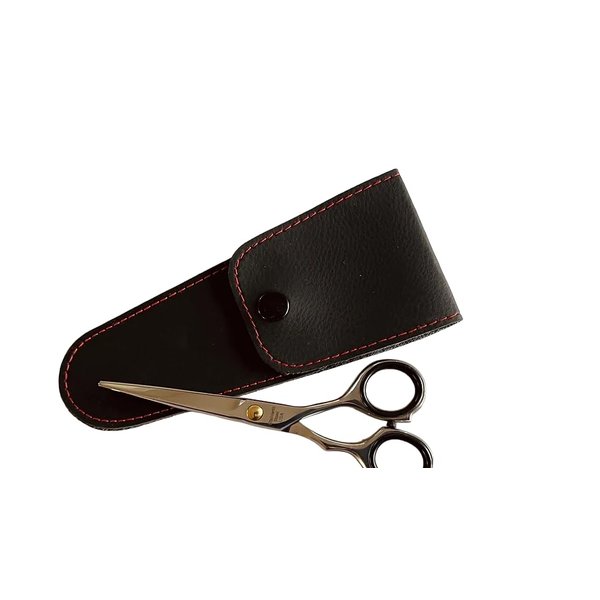 BC-135 Bella Capelli 5.5" Hair Cutting Scissors for Professional Barber & Hairdresser - Hair Shear with Removable Finger Rest for Cutting, Treaming, Grooming, Facial Hair