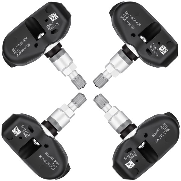 Autsurles 06421-S3V-A04 06421S3VA04 Programmed TPMS Tire Pressure Monitoring System Sensor 315MHz Compatible with 2005-2006 Acura MDX,2005-2008 Acura RL/Honda Pilot,2006-2014 Honda Ridgeline (4 Pack)